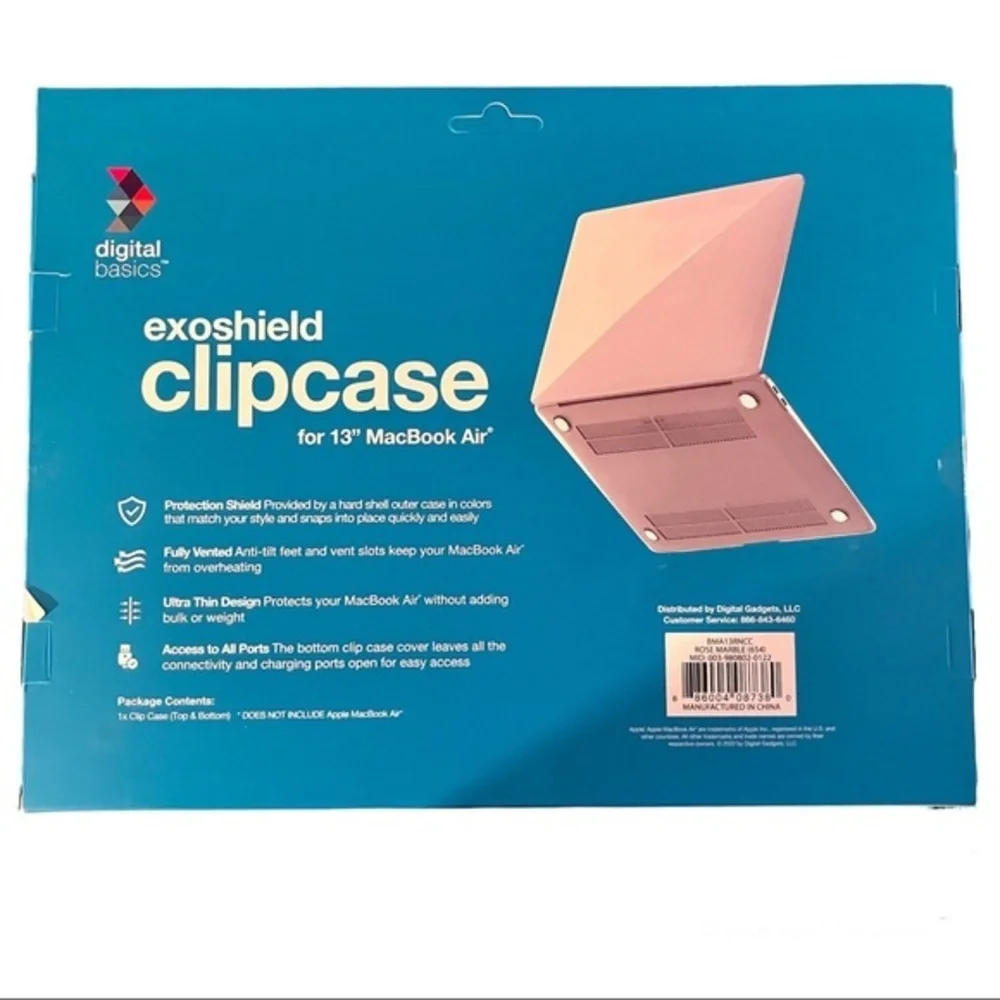 Digital Basics Exoshield Clip-On Case for Macbook Air 13